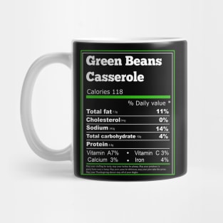 Green Beans Casserole Nutrition Mug